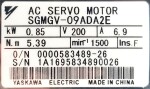 Yaskawa SGMGV-09ADA2E